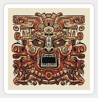 Ancient Mayan Art Magnet